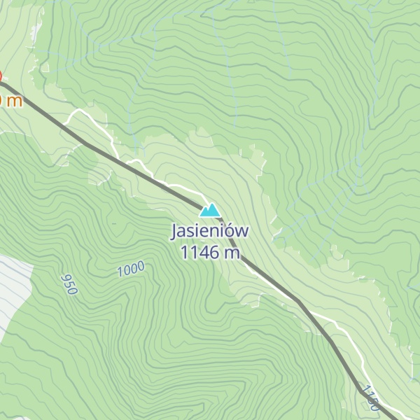 Map of Jasieniów