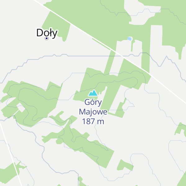 Map of Góry Majowe