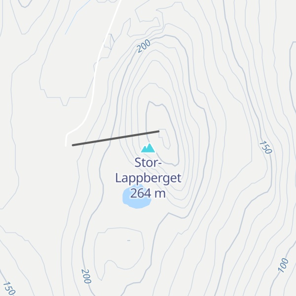 Map of Stor-Lappberget