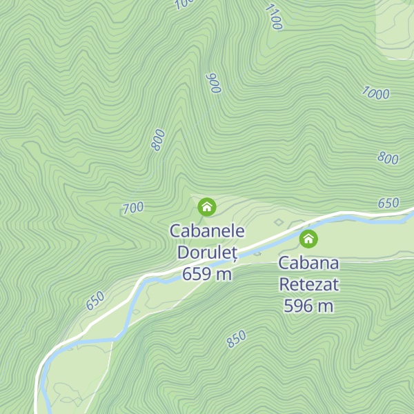Map of Cabanele Doruleț