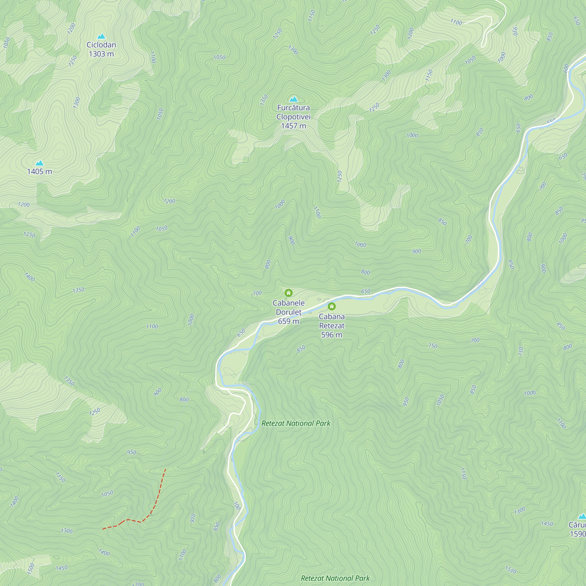 Cabana Floare de Stâncă map