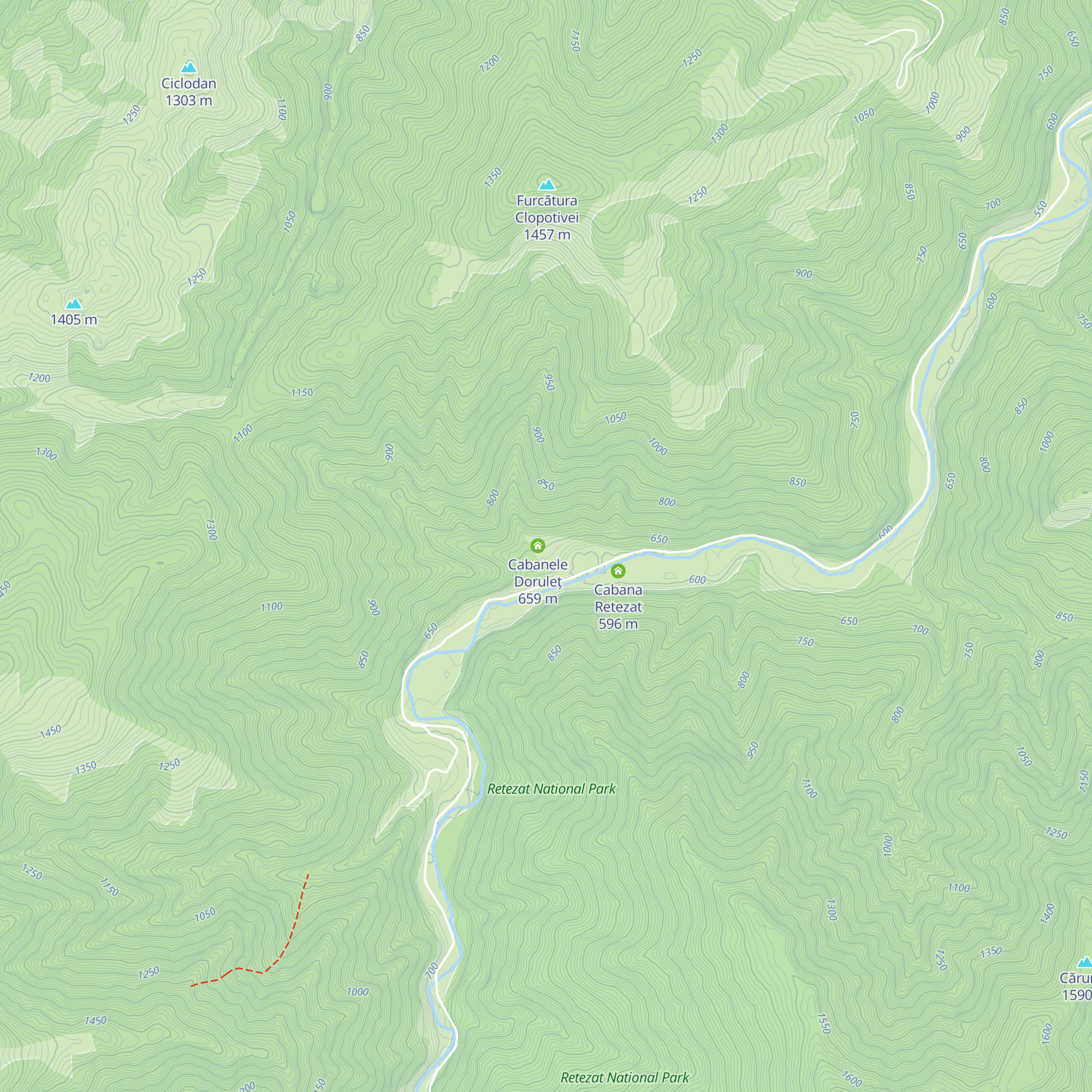 Cabana Floare de Stâncă map