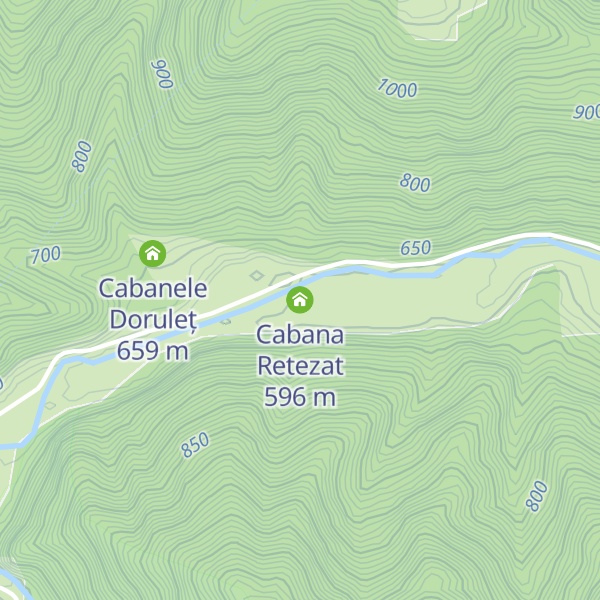 Map of Cabana Retezat
