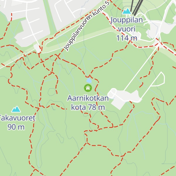 Map of Aarnikotkan kota