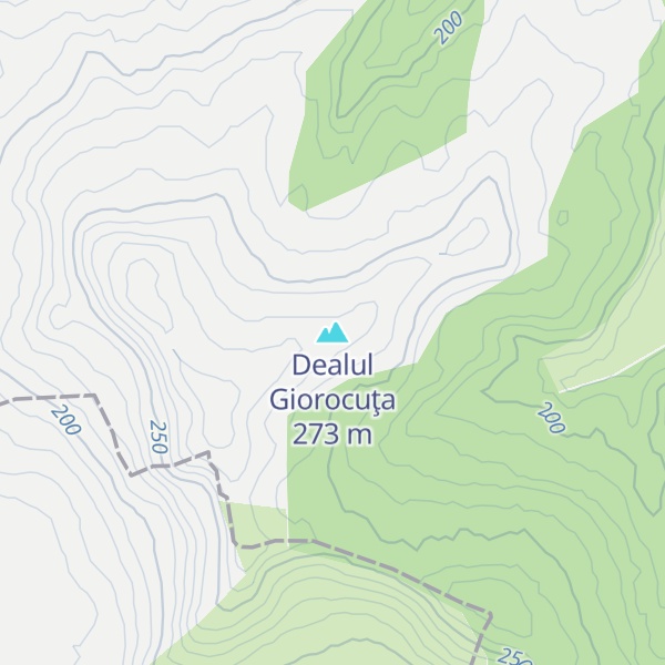 Map of Dealul Giorocuţa