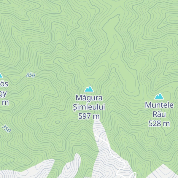 Map of Măgura Șimleului