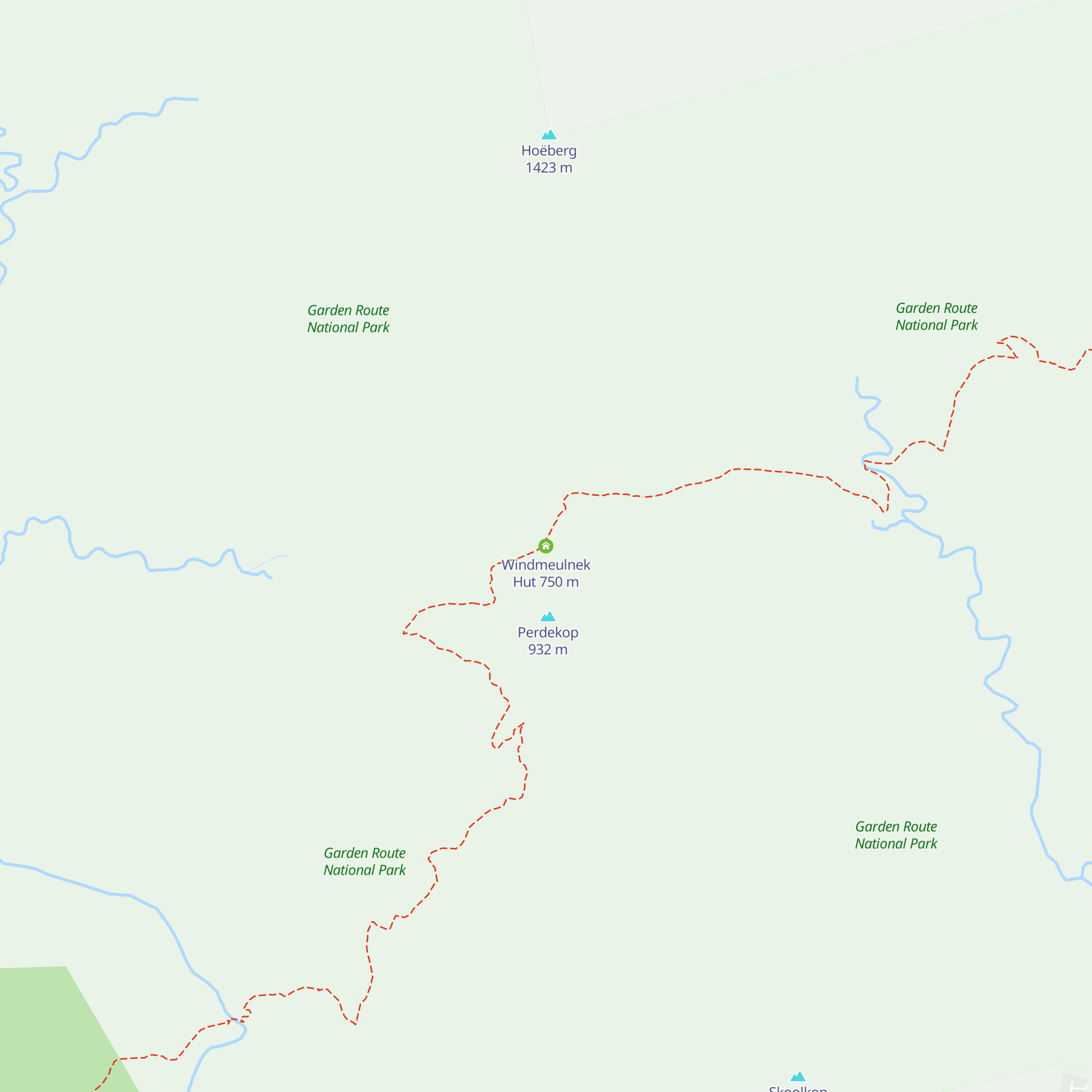 Windmeulnek Hut map
