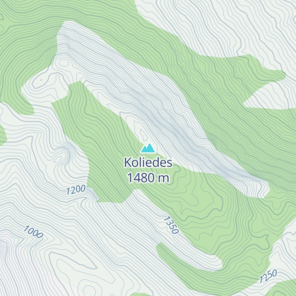 Map of Koliedes
