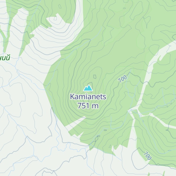 Map of Kamianets