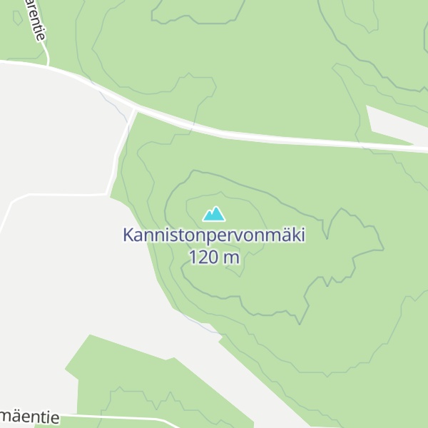 Map of Kannistonpervonmäki