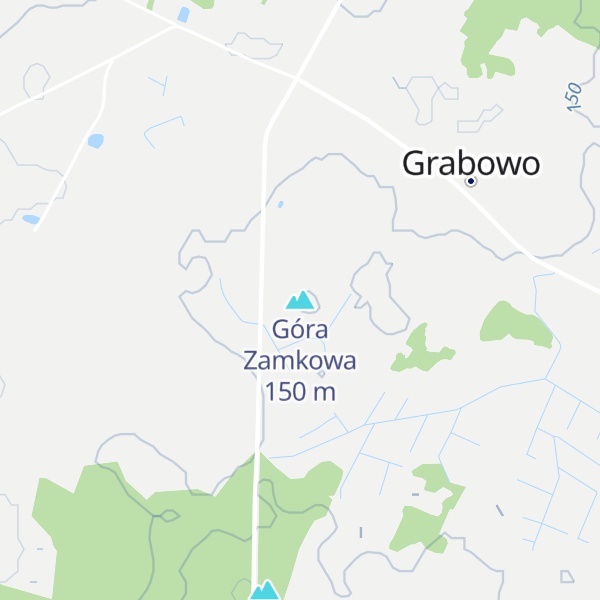 Map of Góra Zamkowa