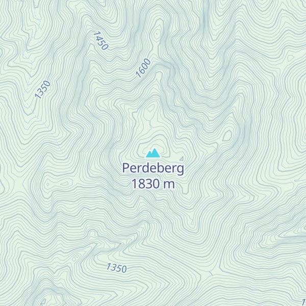 Map of Perdeberg