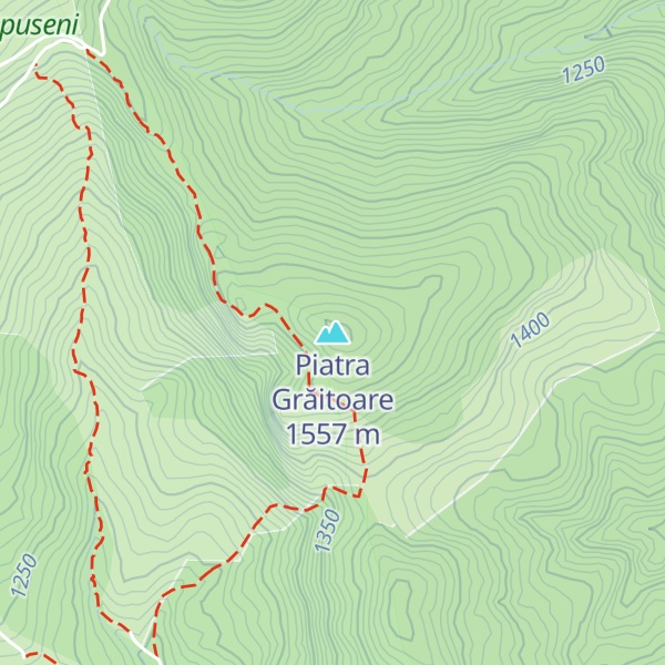 Map of Piatra Grăitoare