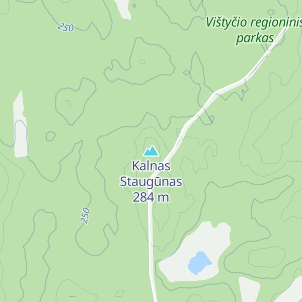 Map of Kalnas Staugūnas