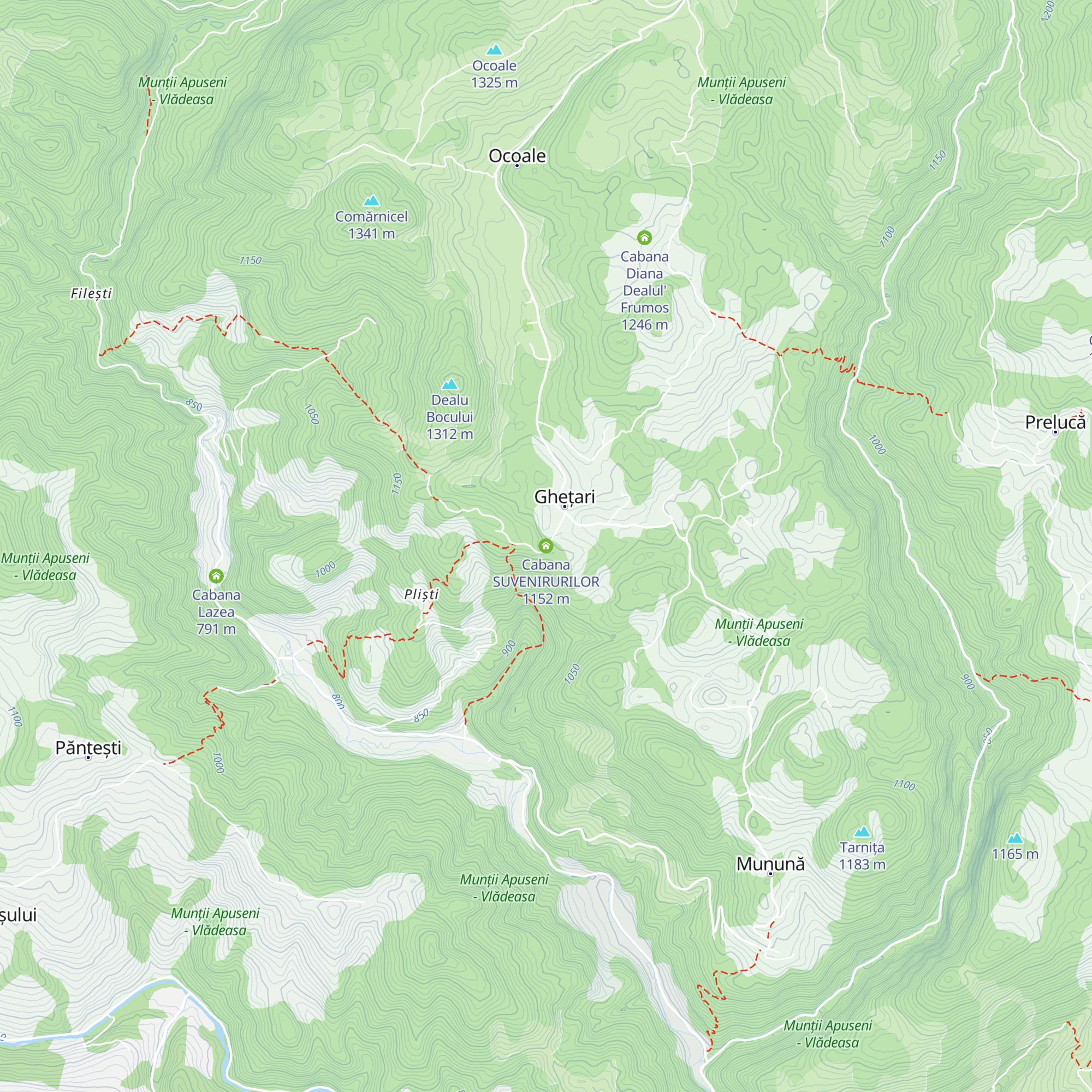 Cabana SUVENIRURILOR map