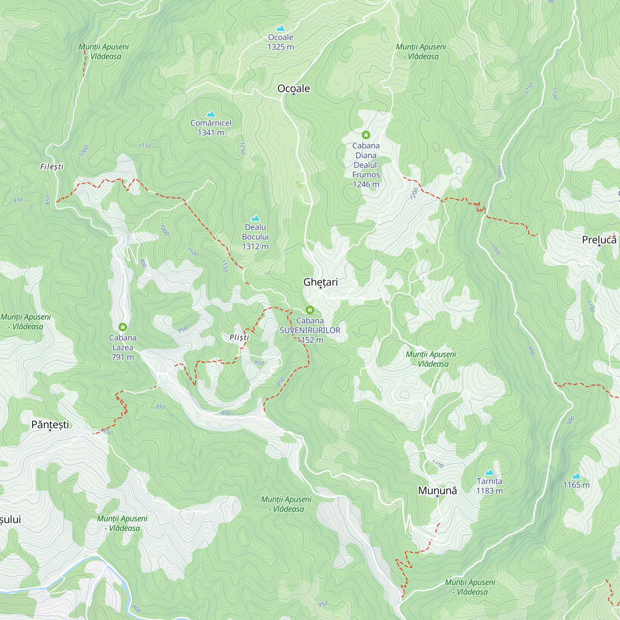 Cabana SUVENIRURILOR map