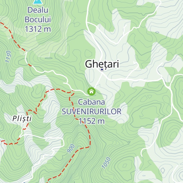 Map of Cabana SUVENIRURILOR