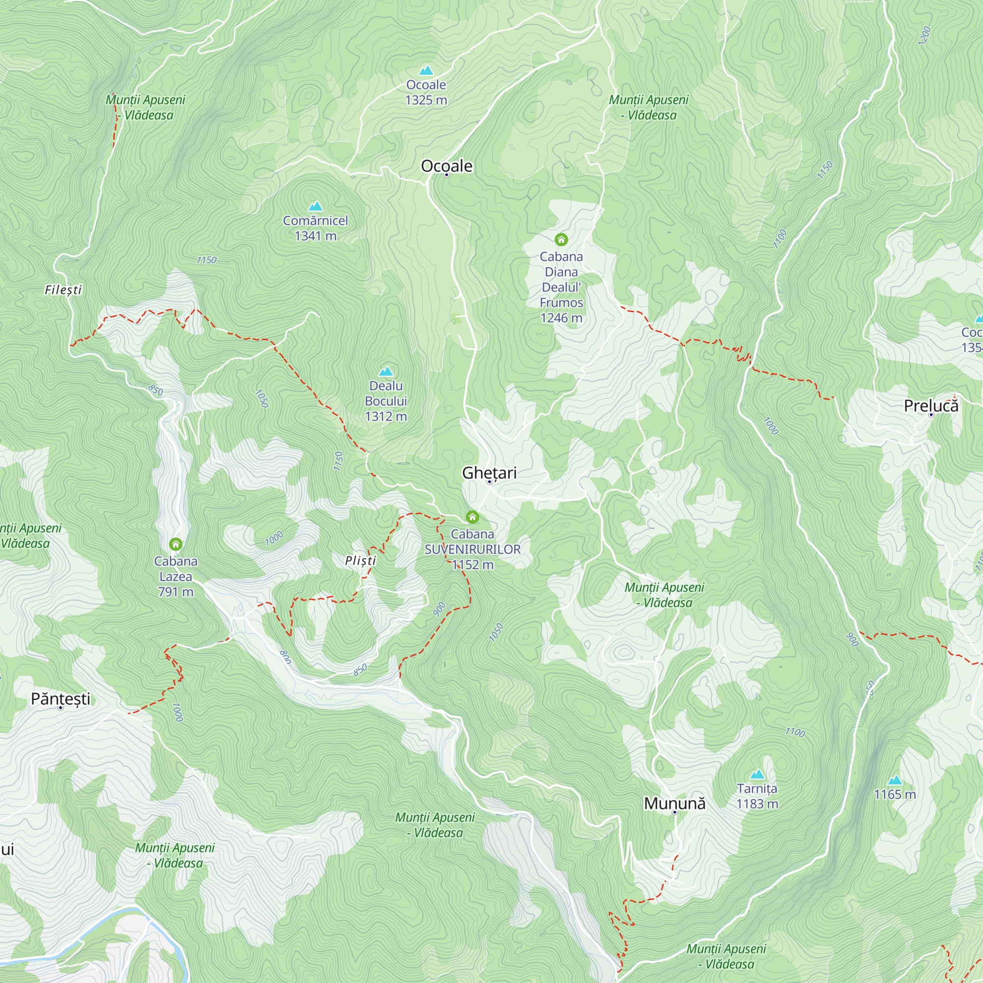 Cabana Traian map