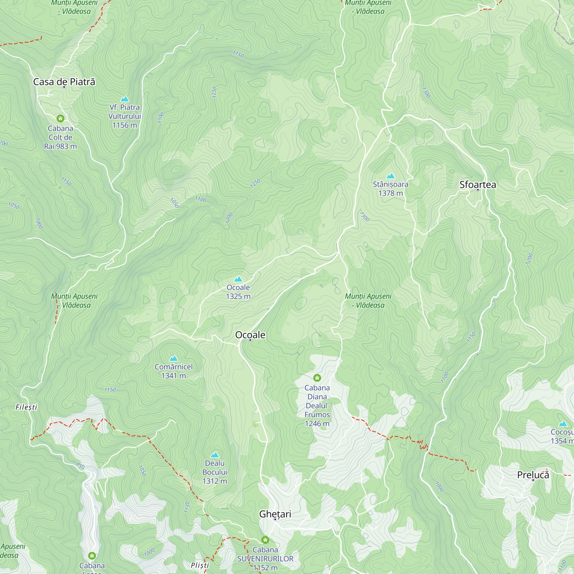 Cabana Sânziana map