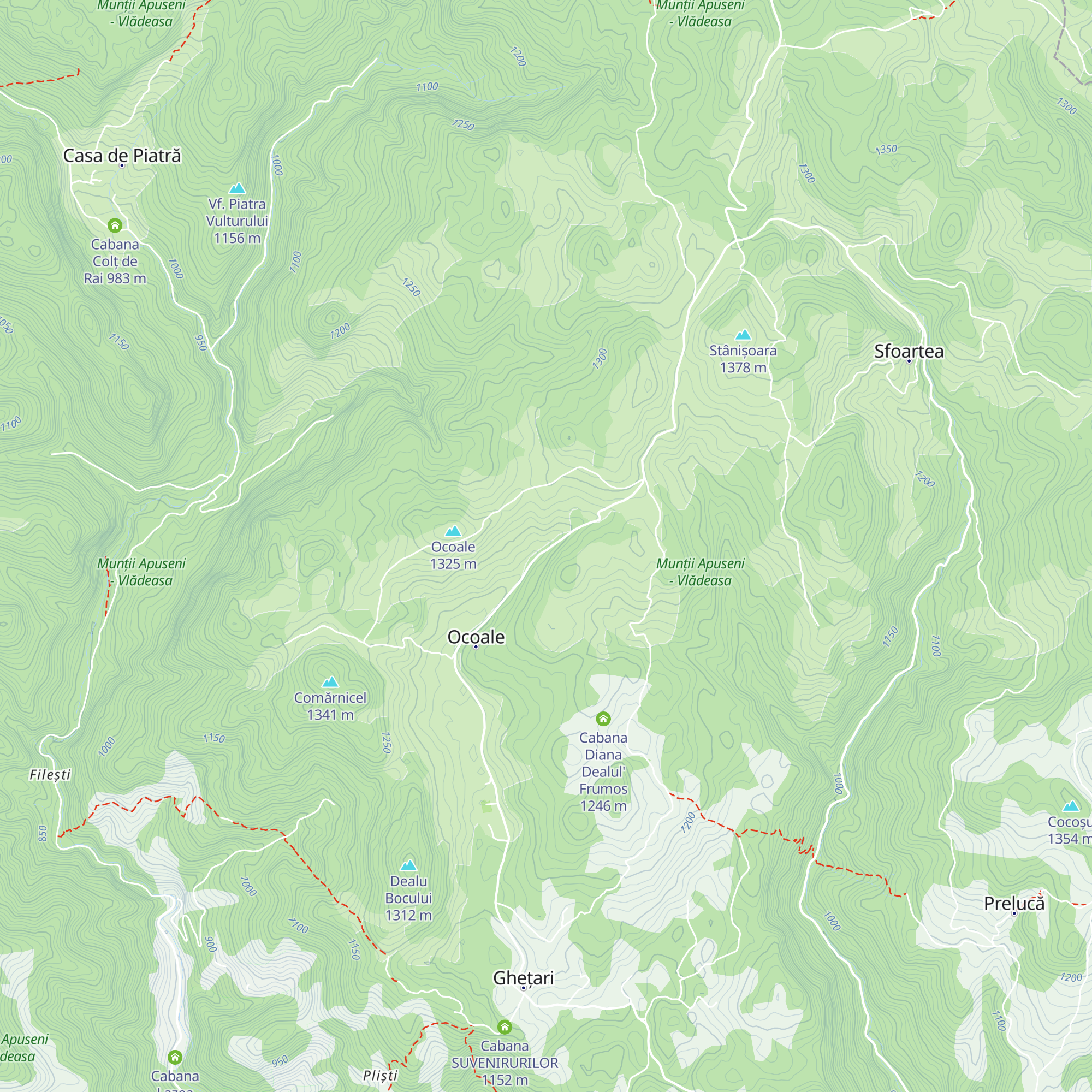 Cabana Sânziana map