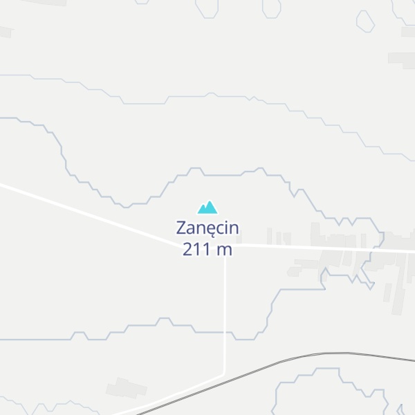 Map of Zanęcin