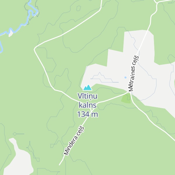 Map of Vītiņu kalns