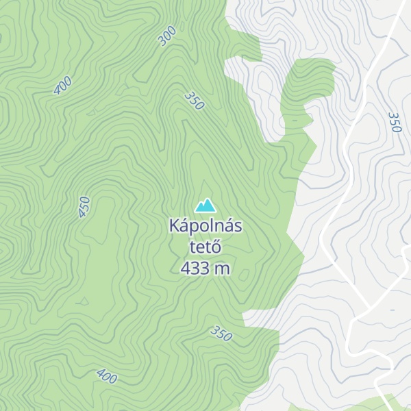 Map of Kápolnás tető
