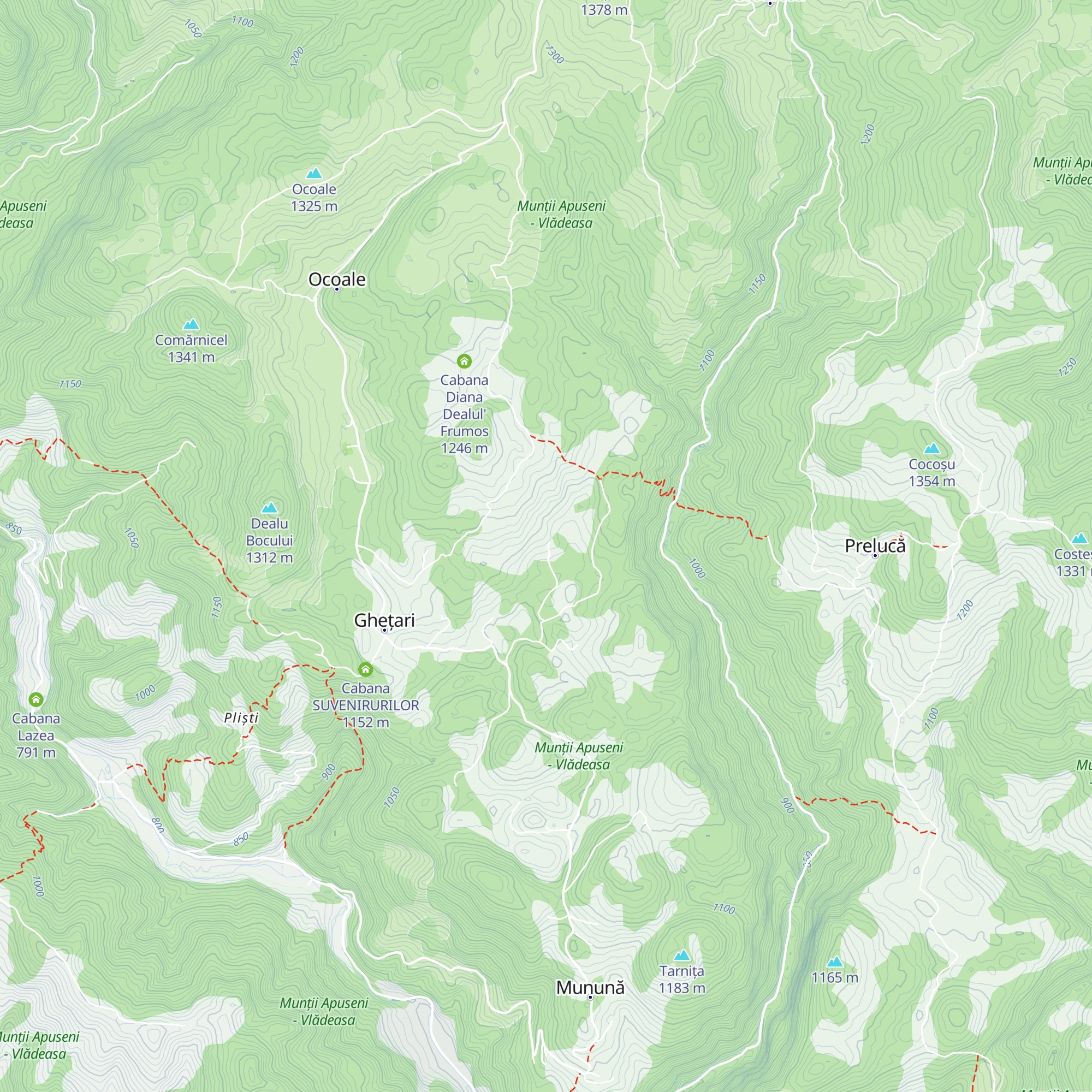 Cabana Georgiana Maria (Hănășești) map