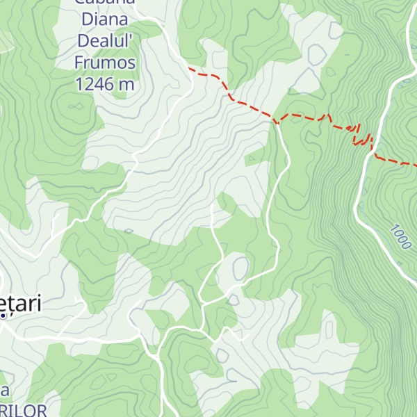 Map of Cabana Georgiana Maria (Hănășești)