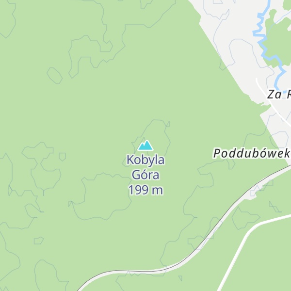 Map of Kobyla Góra