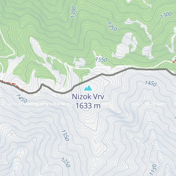 Map of Nizok Vrv