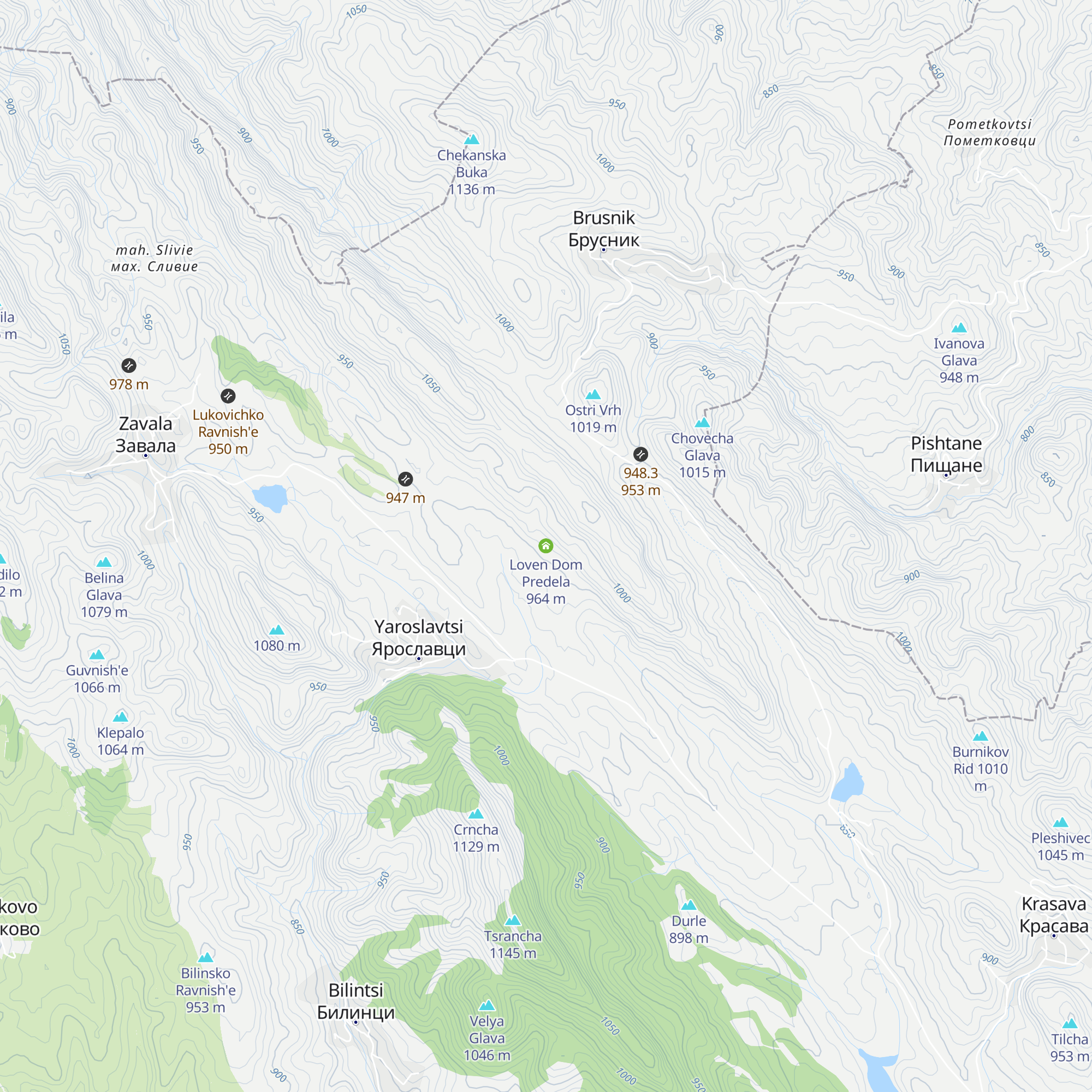 Loven Dom Predela map