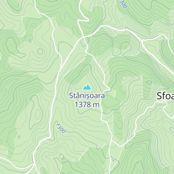 Map of Stânișoara