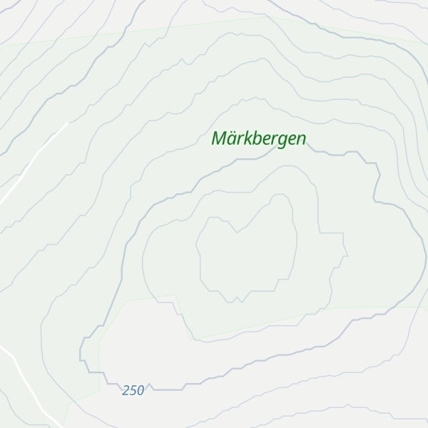 Map of Stora Märkberget
