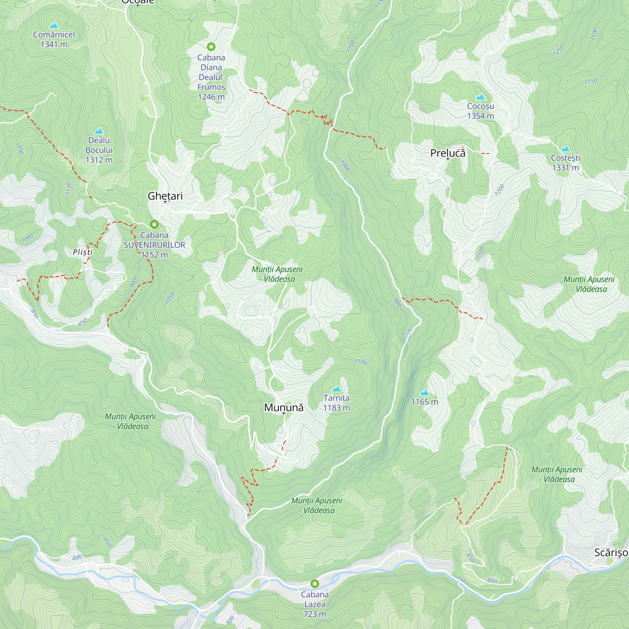 Cabana Ela & Mădă map