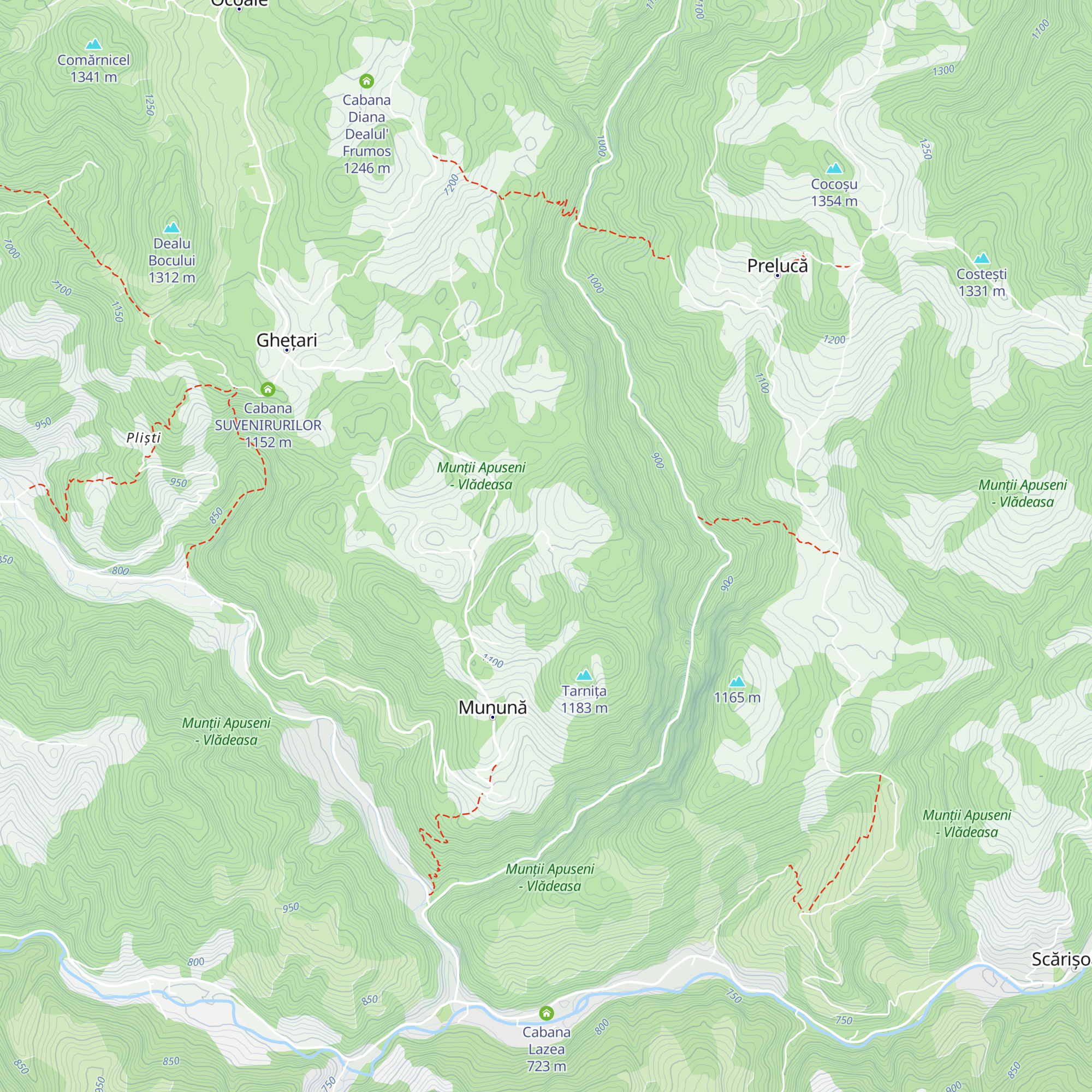 Cabana Ela & Mădă map