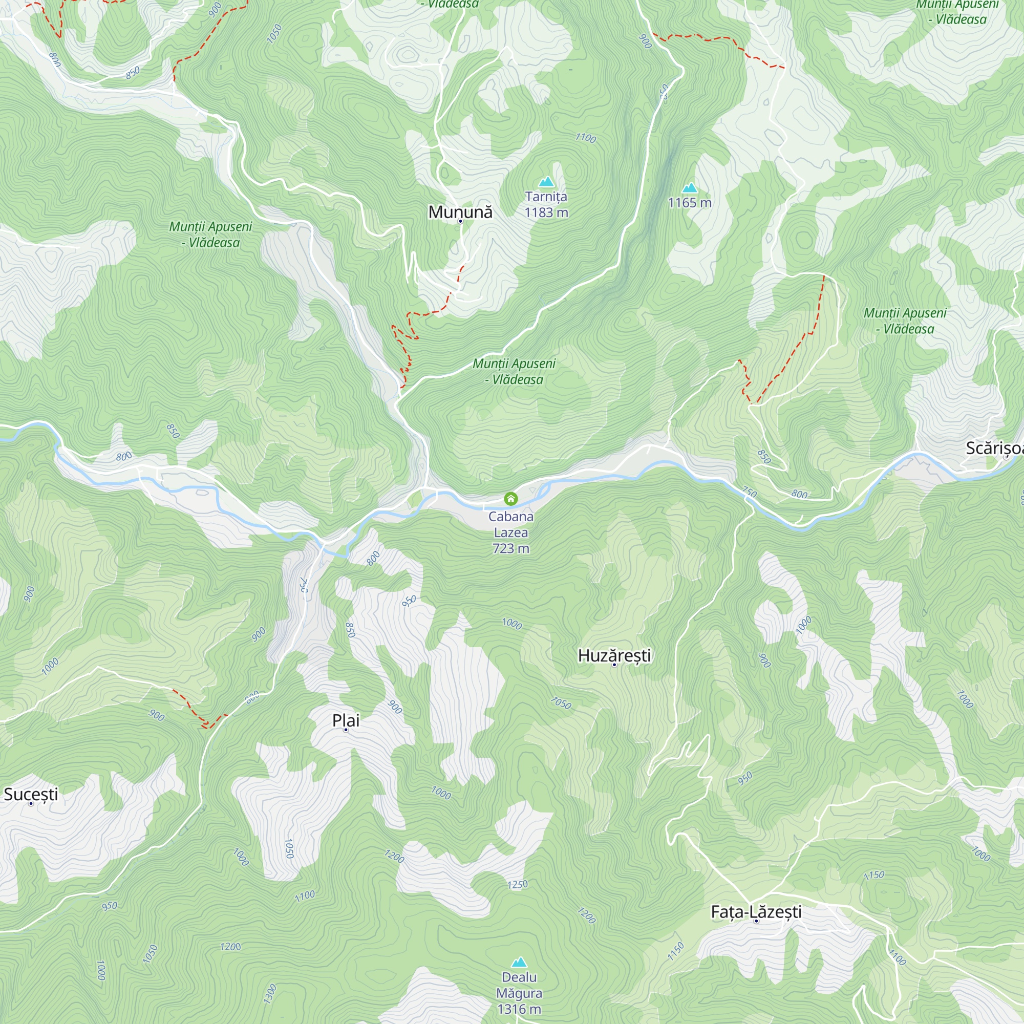 Cabana Lucica map