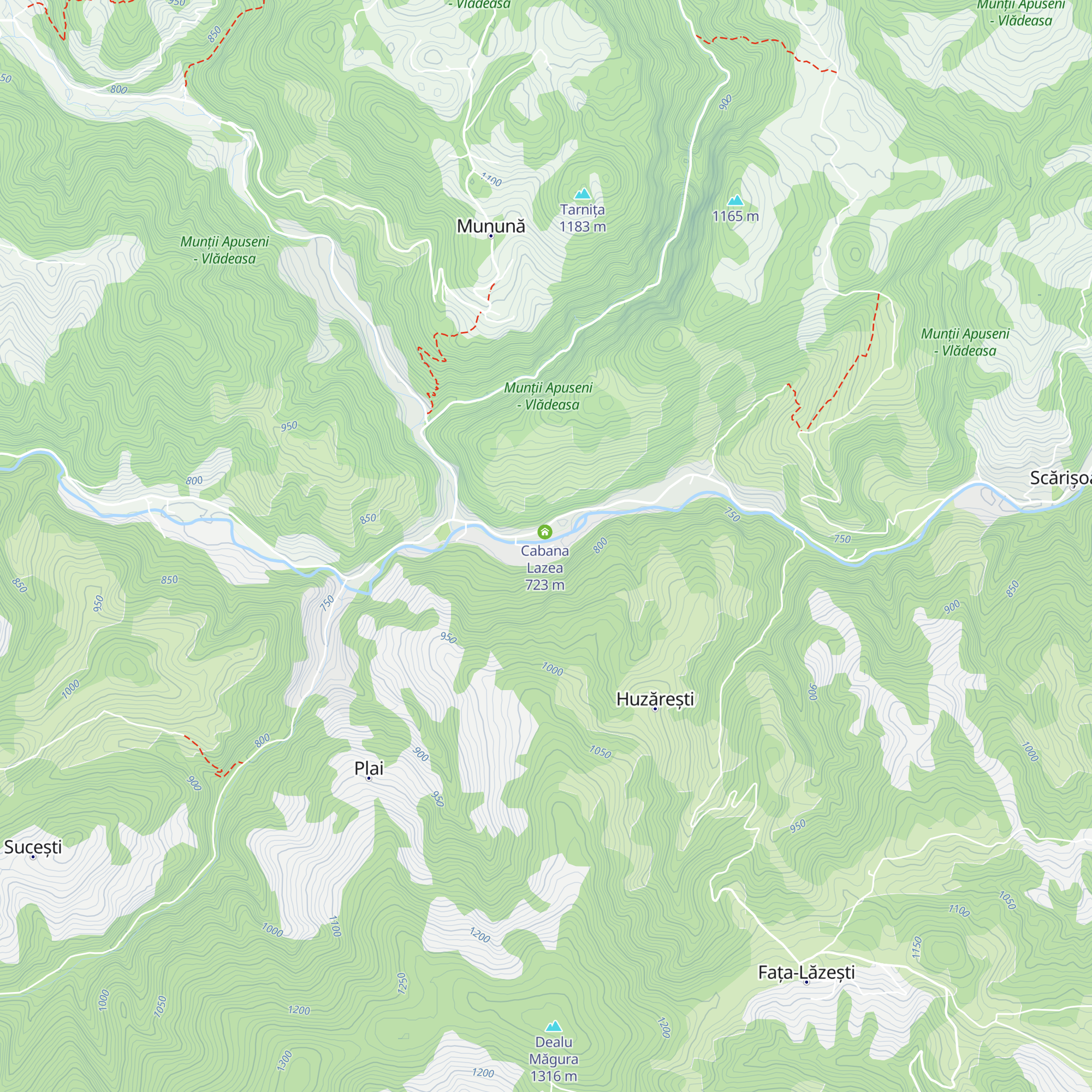 Cabana Lucica map
