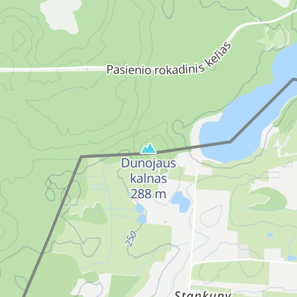 Map of Dunojaus kalnas