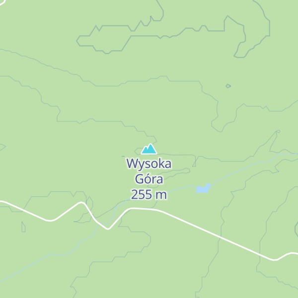 Map of Wysoka Góra
