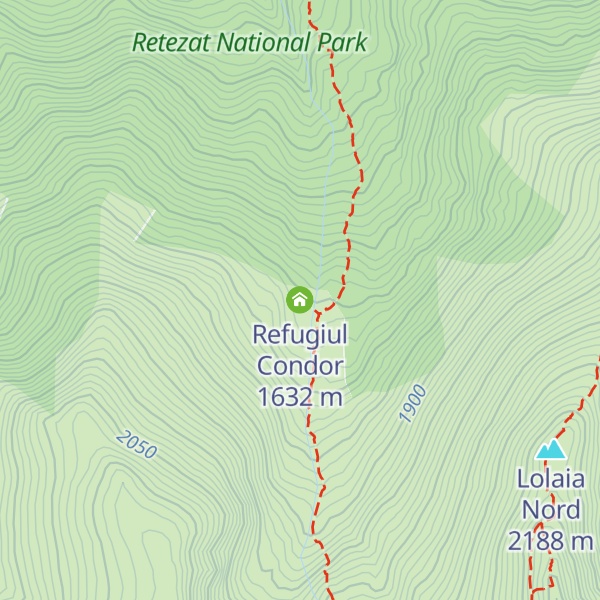 Map of Refugiul Condor