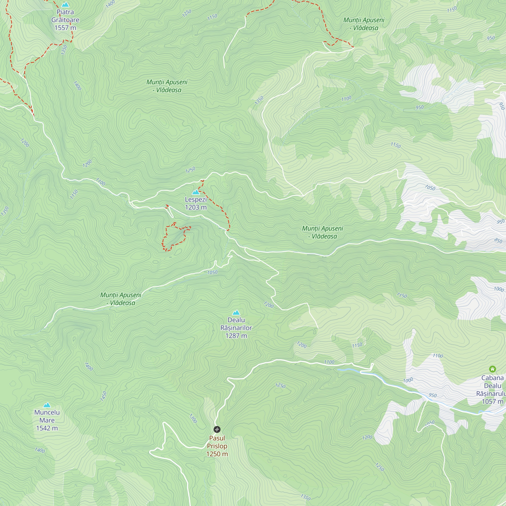 Cabana Vălul Miresei map
