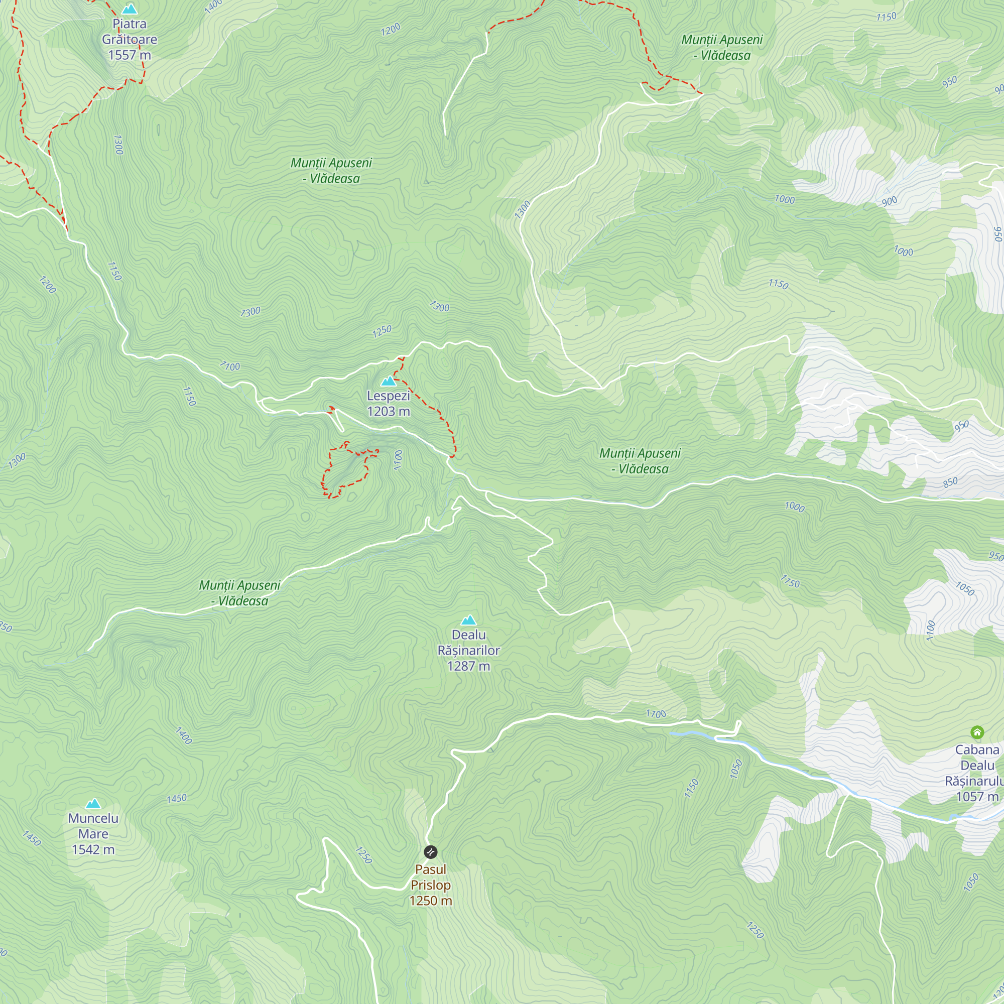 Cabana Vălul Miresei map