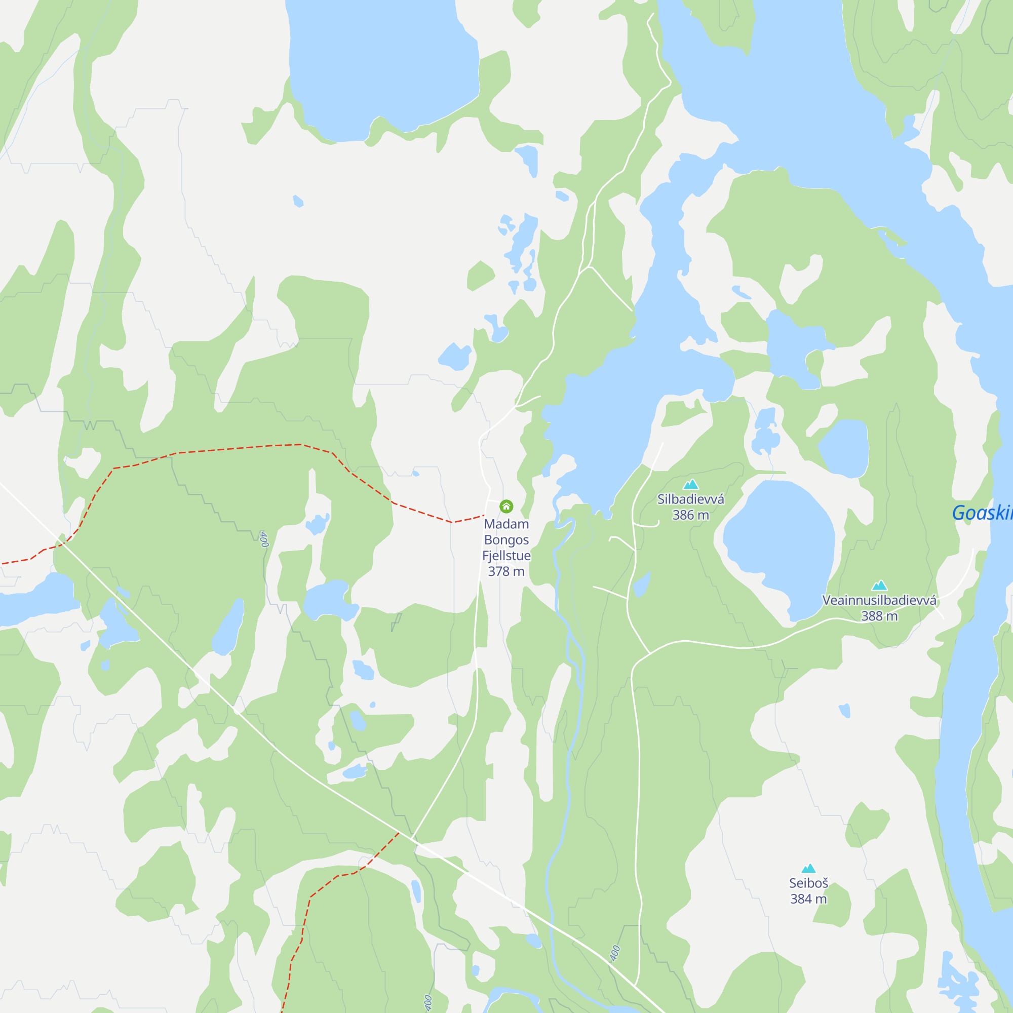 Madam Bongos Fjellstue map