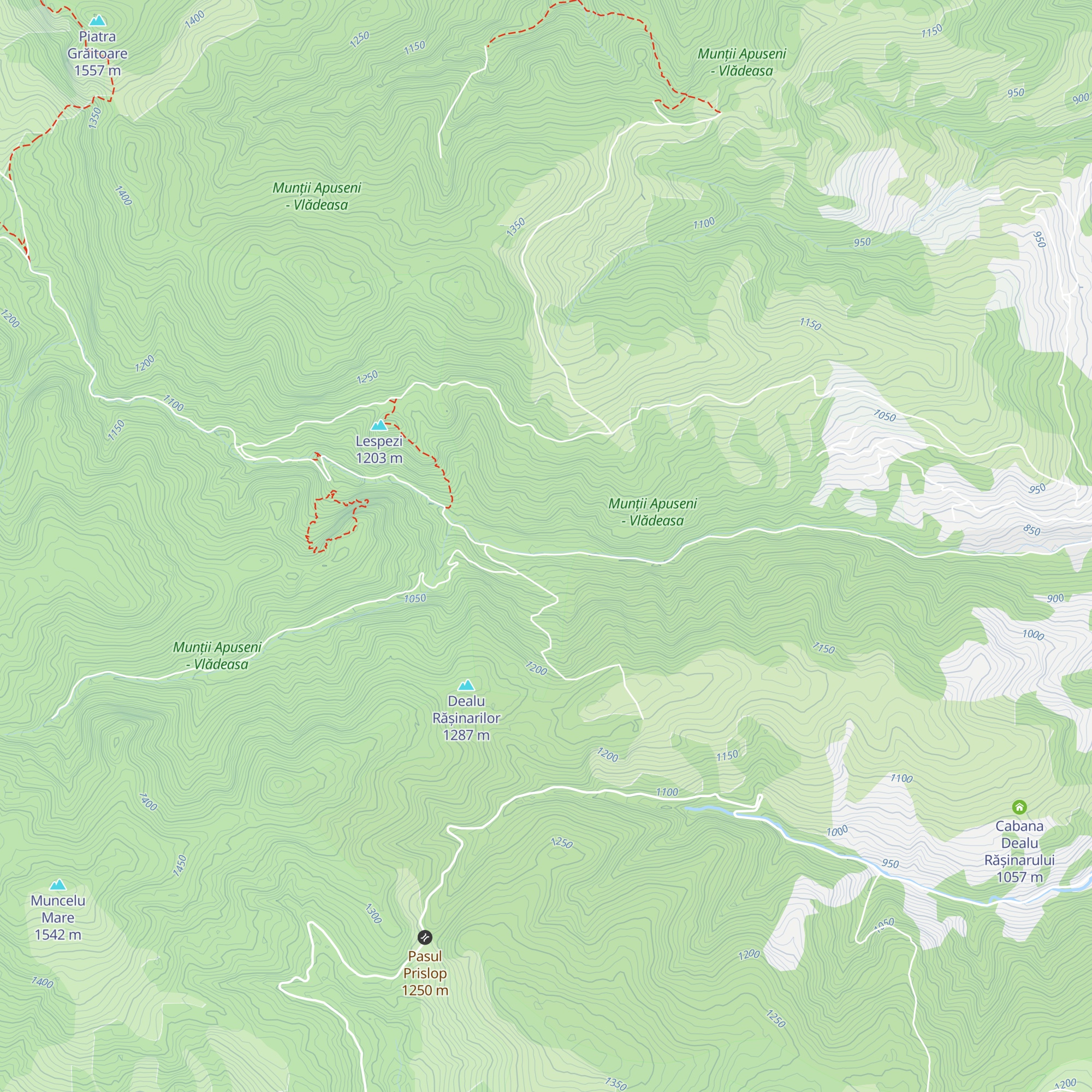 Cabana Valea Stanciului map