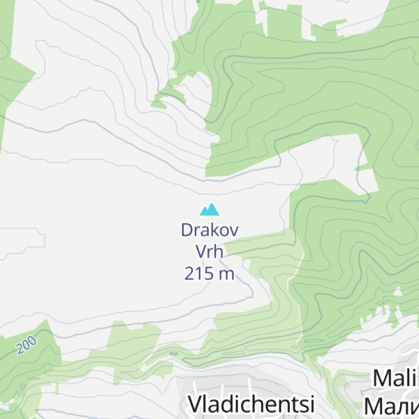 Map of Drakov Vrh