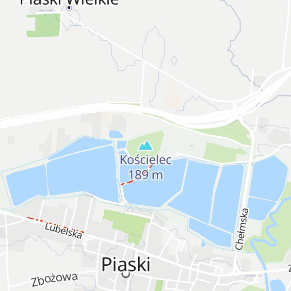 Map of Kościelec