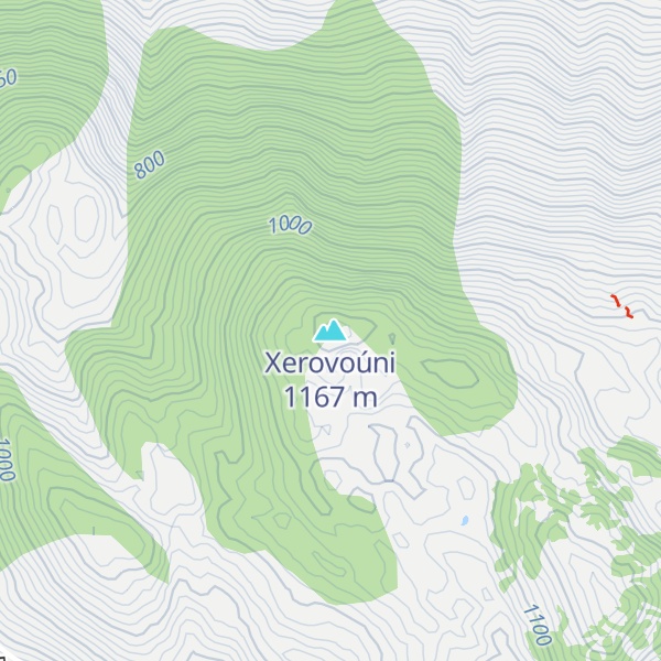 Map of Xerovoúni