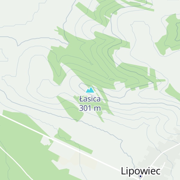 Map of Łasica