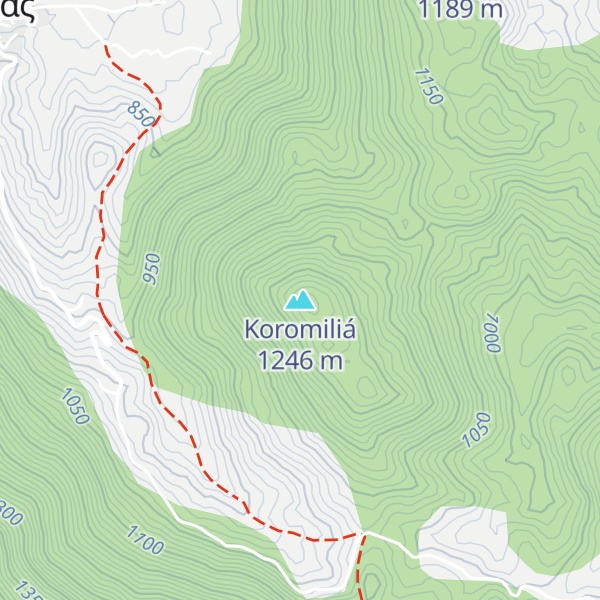 Map of Koromiliá